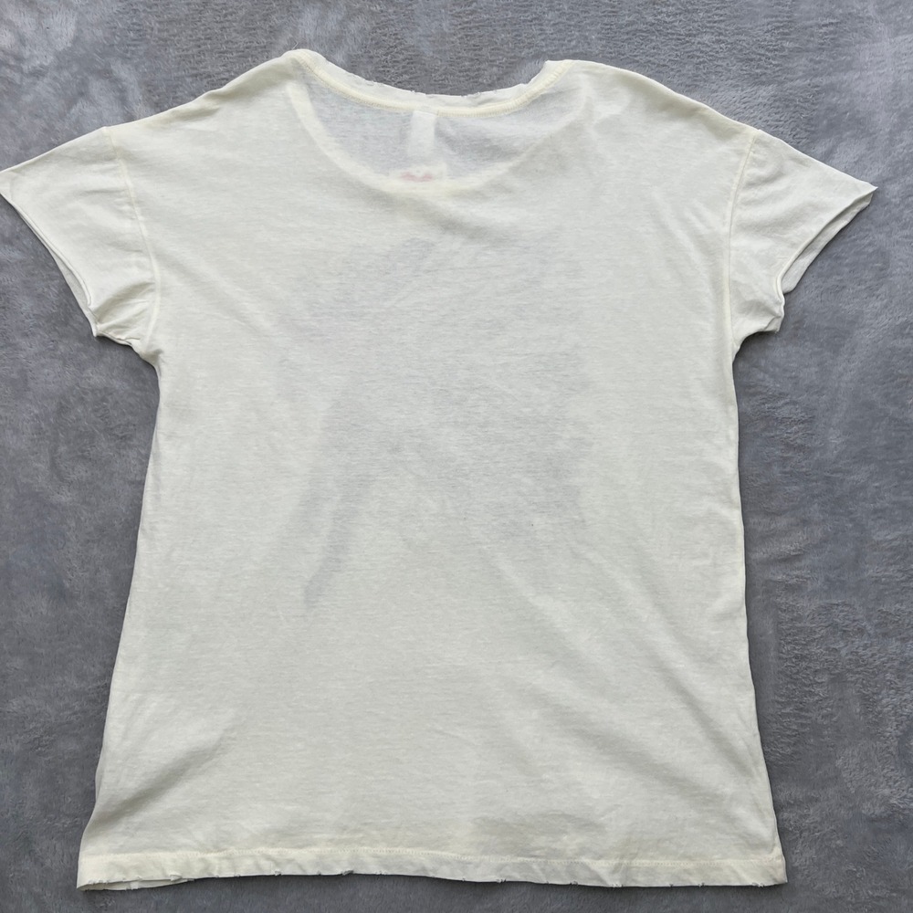 Alternative Apparel Mother Earth Rocker Tee Size M Ivory Womens Boho Graphic Top - Picture 4 of 7